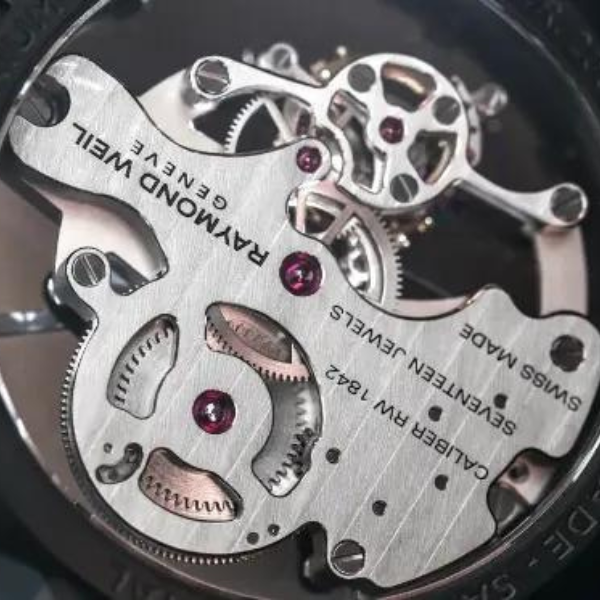 inside gears of watch