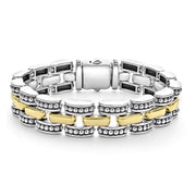 Gold Caviar Link Bracelet