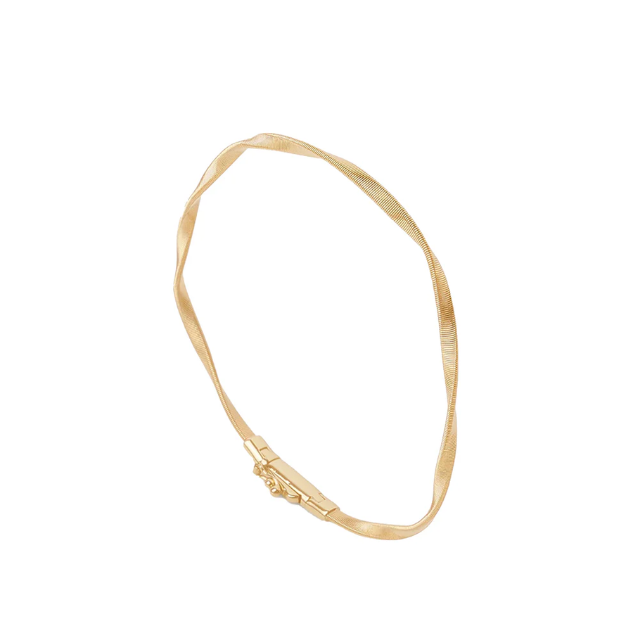 Marrakech Twist Bangle Bracelet in 18K Yellow Gold