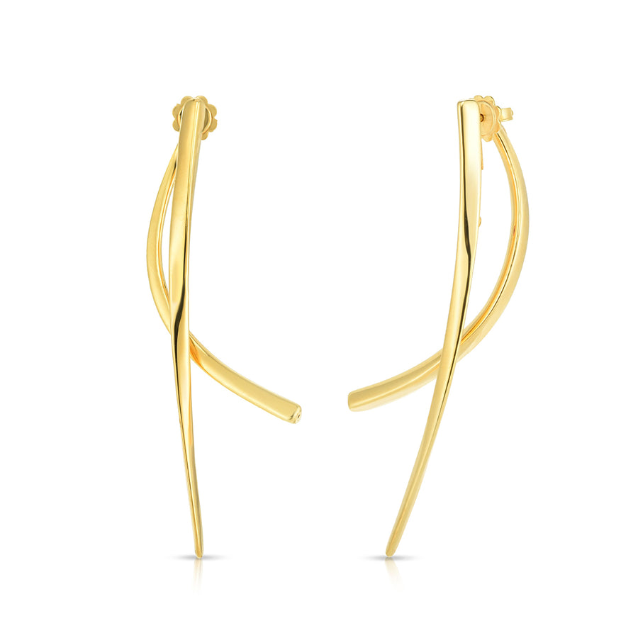 Oro Classic Earrings in 18K Yellow Gold