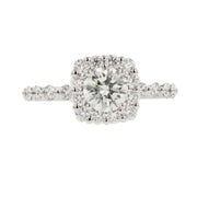 Fire and Ice Brilliant Diamond Engagement Ring