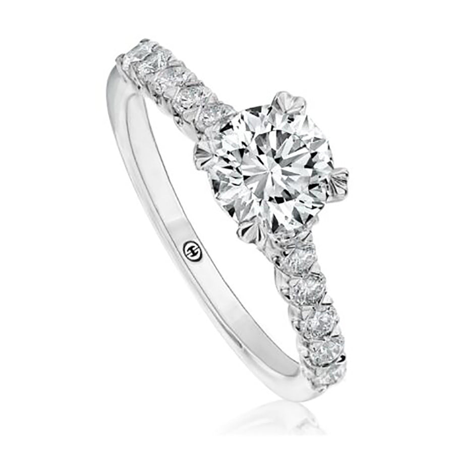 Classic Crisscut Solitaire Engagement Ring