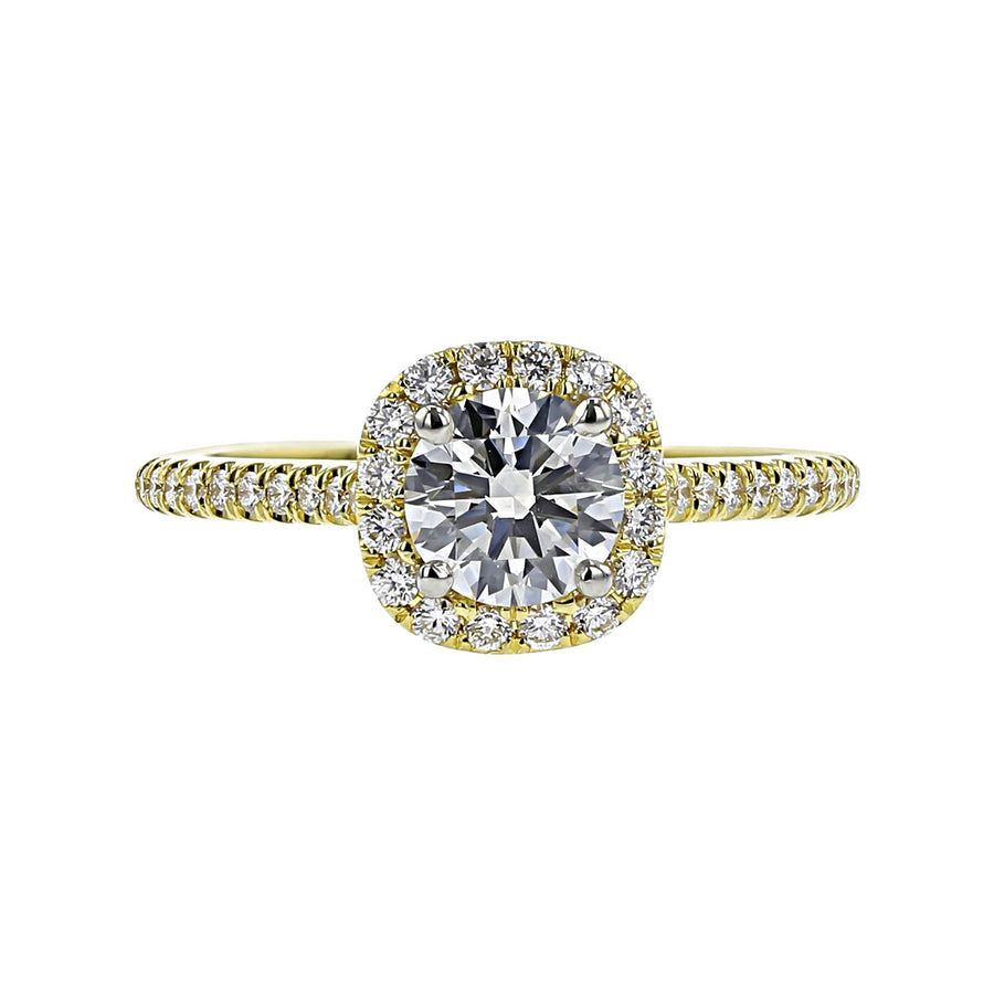 New Aire Diamond Halo Engagement Ring Setting