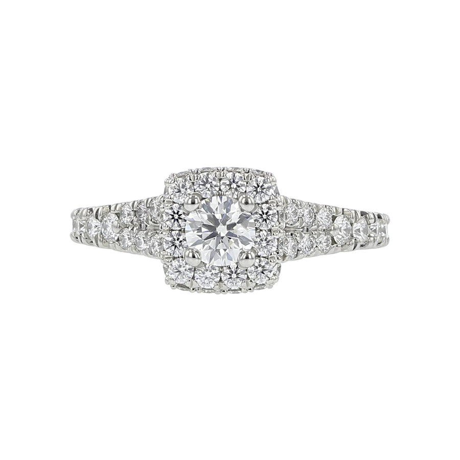 Acclaim HOF Diamond Halo Engagement Ring