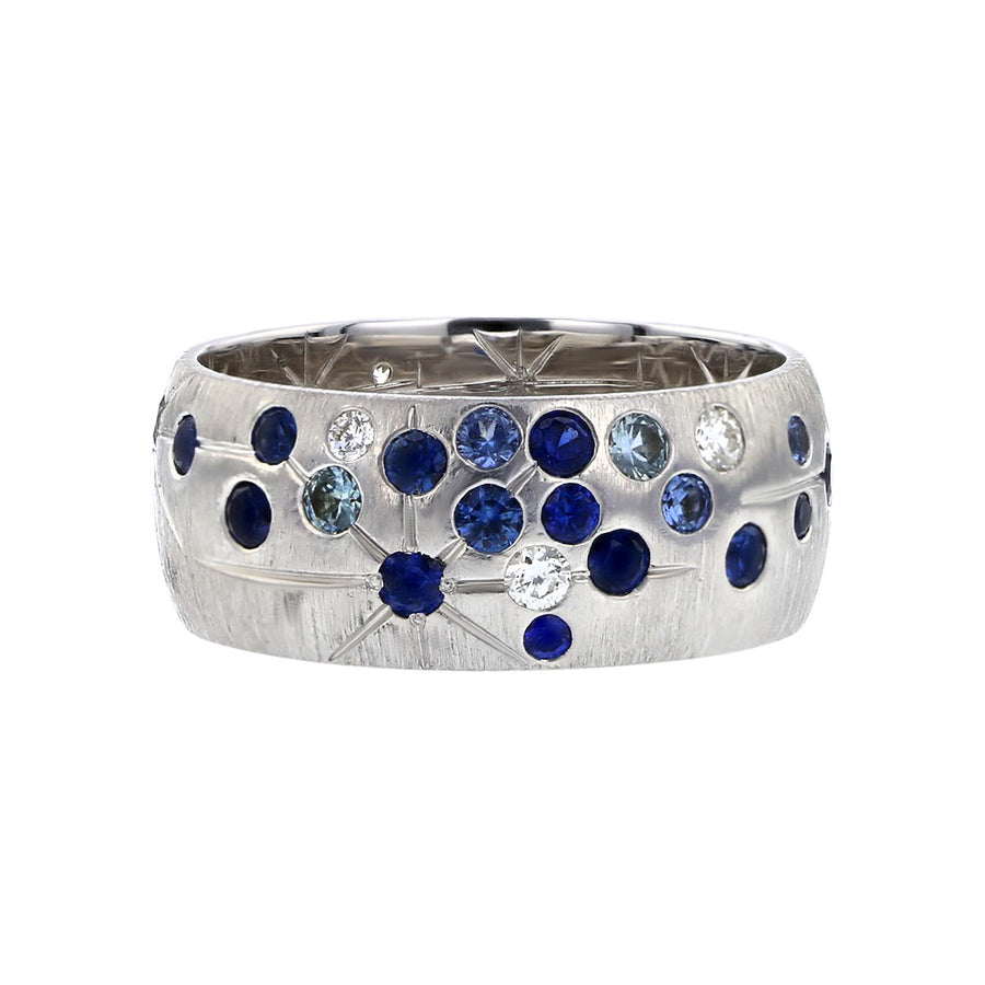 Blue Sapphire Galaxy Band