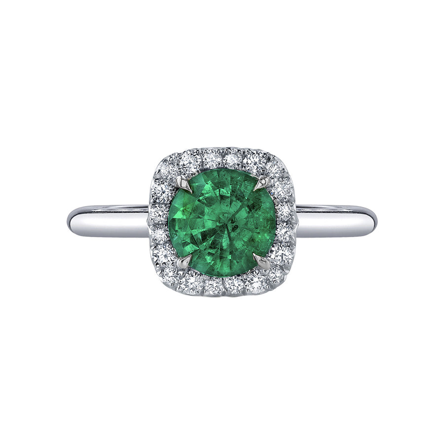 Emerald and Diamond Ring