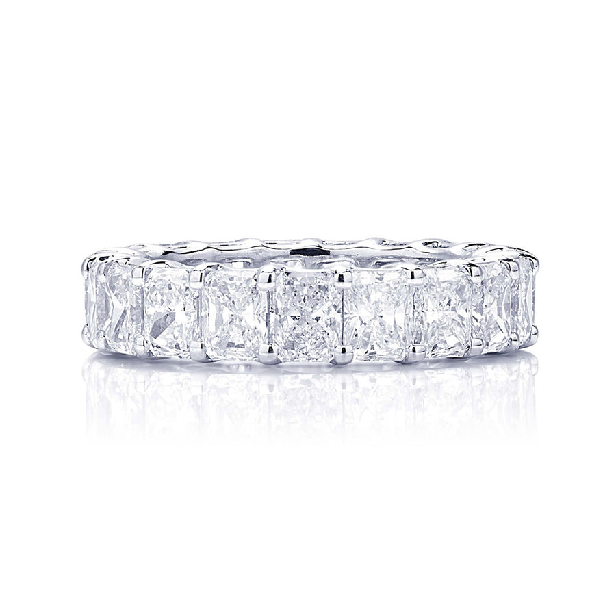 Radiant Cut Diamond Eternity Band