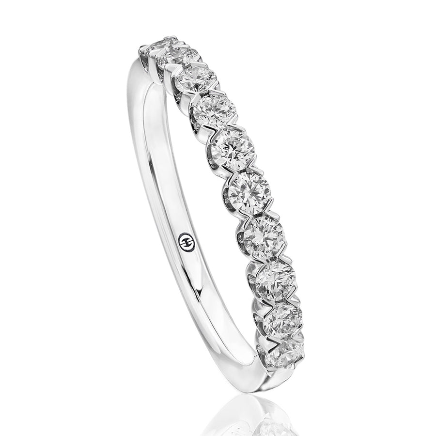 L'Amour Crisscut Diamond Band