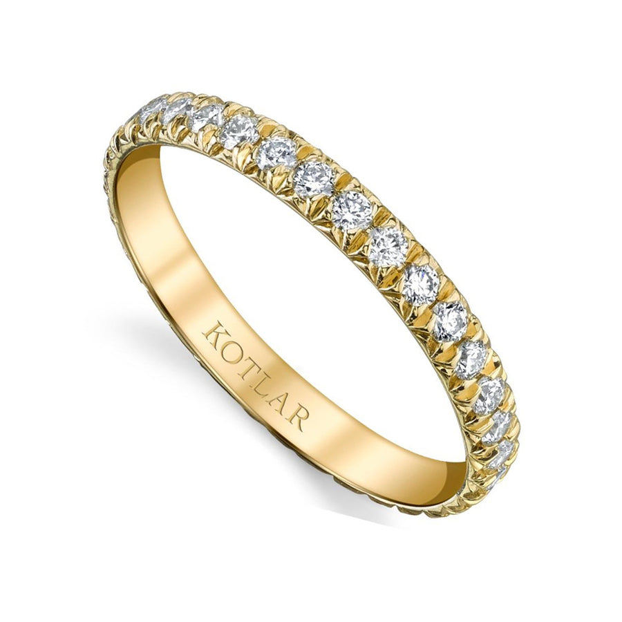 French Cut Artisan Pave Diamond Band