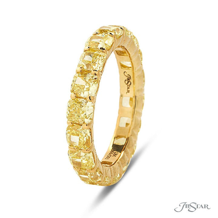 Fancy Yellow Diamond Eternity Band