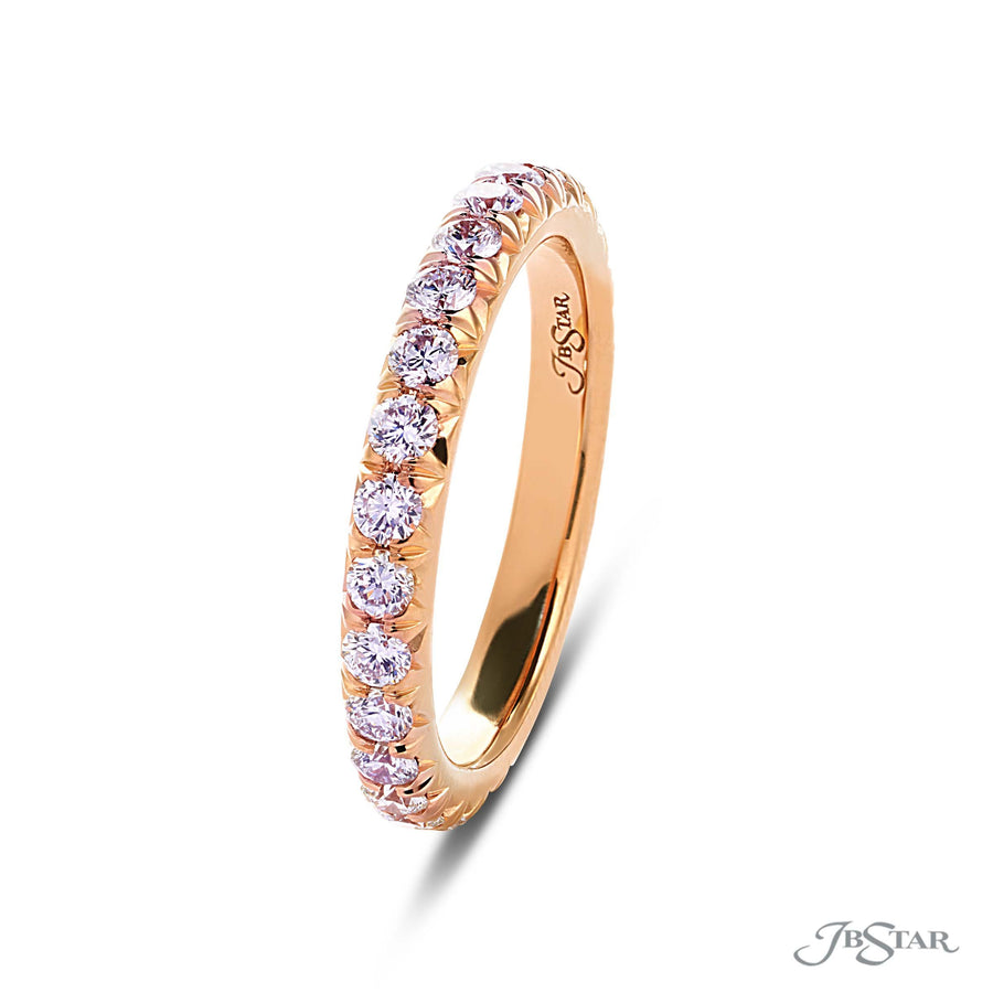 Pink Diamond Eternity Band