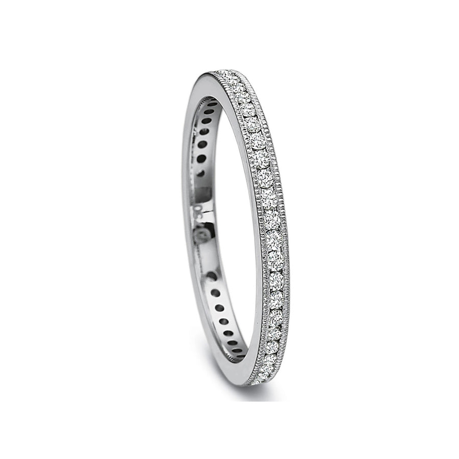 Full Round Brilliant Channel Set Eternity Band
