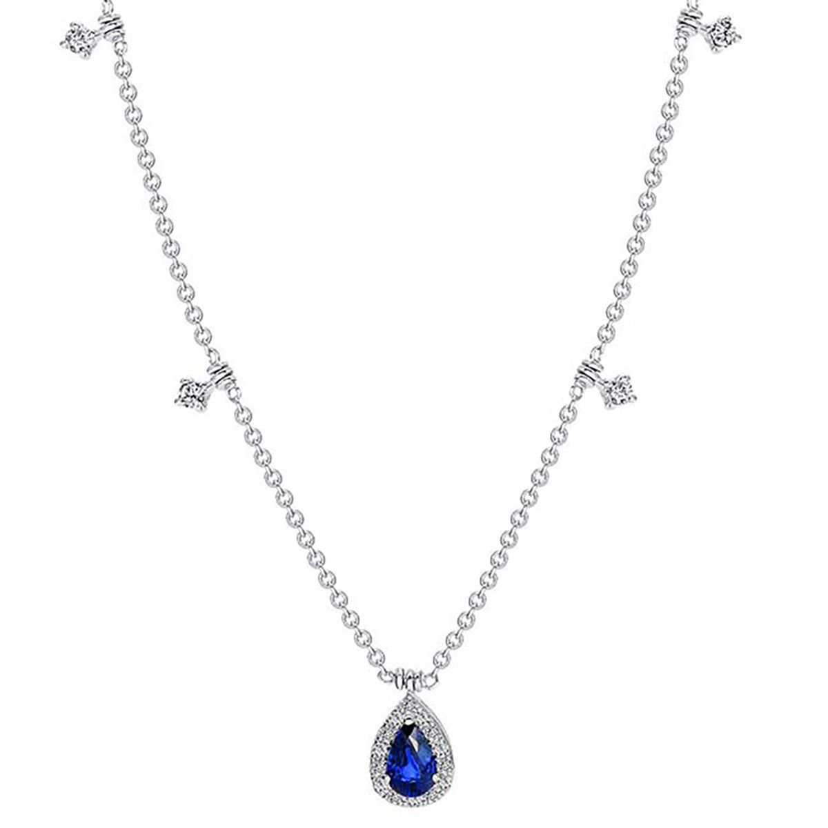 Sapphire by the yard on sale necklace