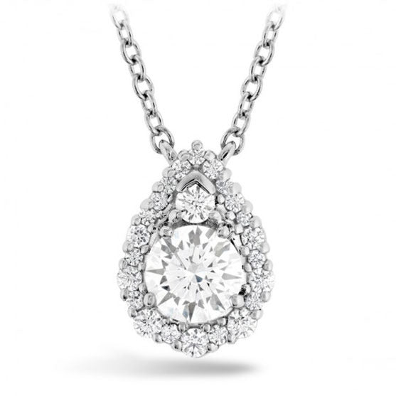 HOF Teardrop Halo Pendant
