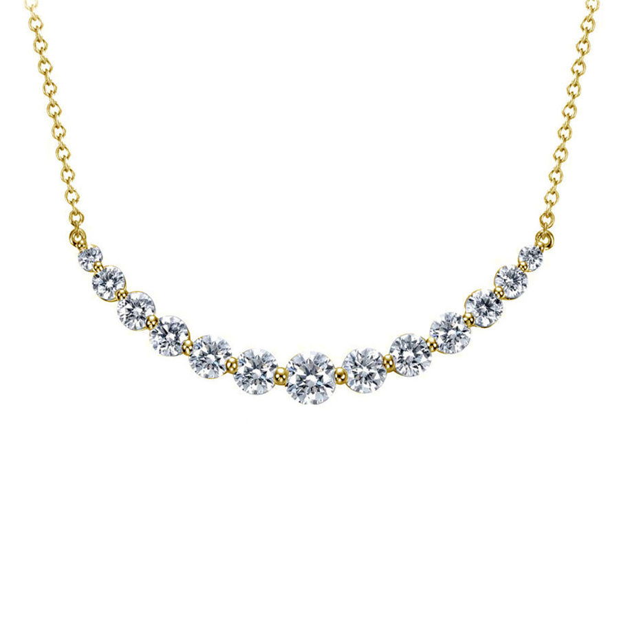 Diamond Bar Necklace