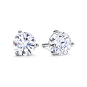 Three-Prong Stud Earrings