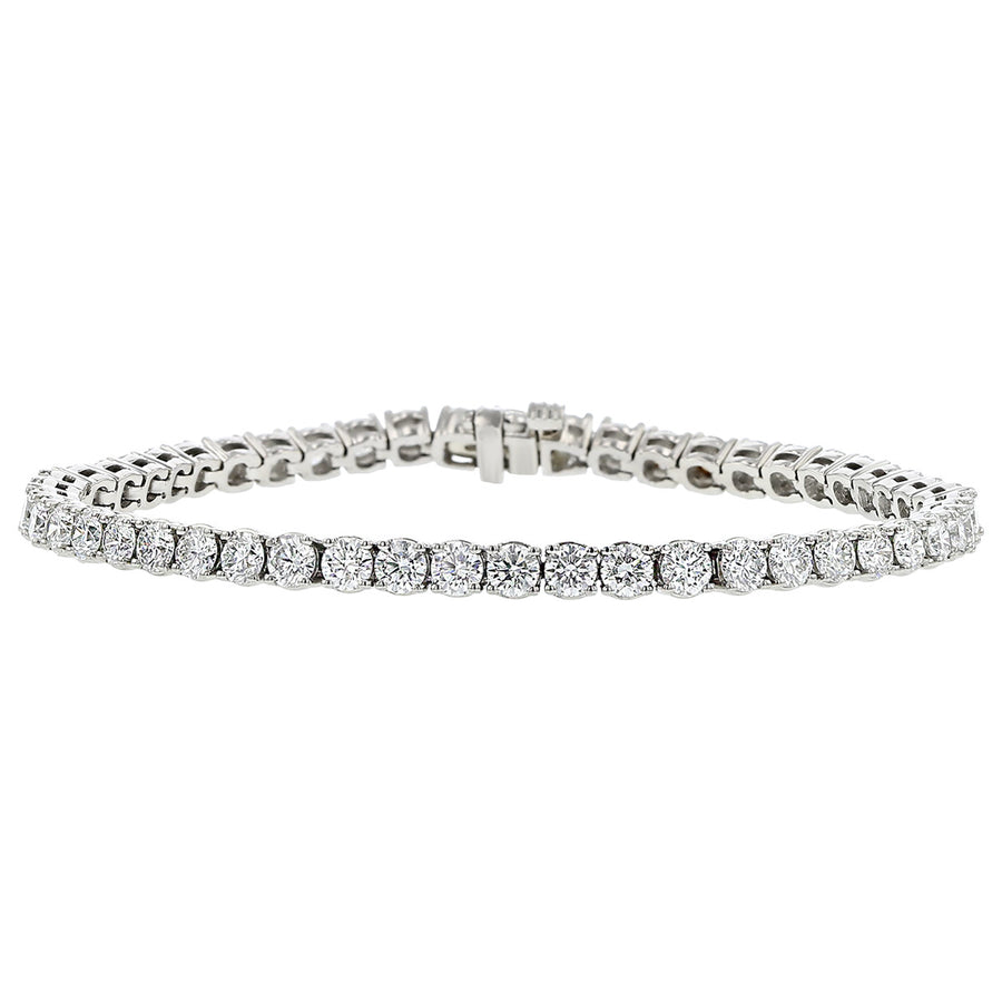 Platinum Diamond Line Bracelet