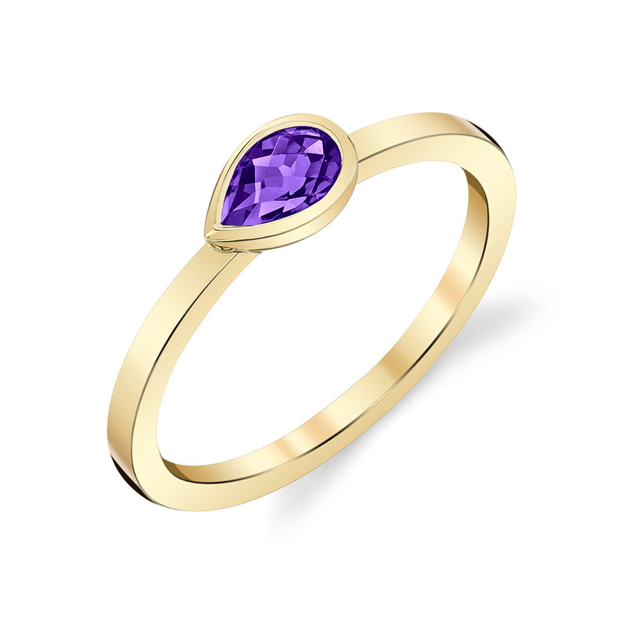 Amethyst 14K Yellow Gold Ring