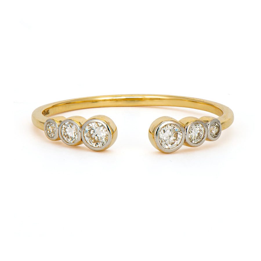 Graduated Open Bezel Stacker Ring