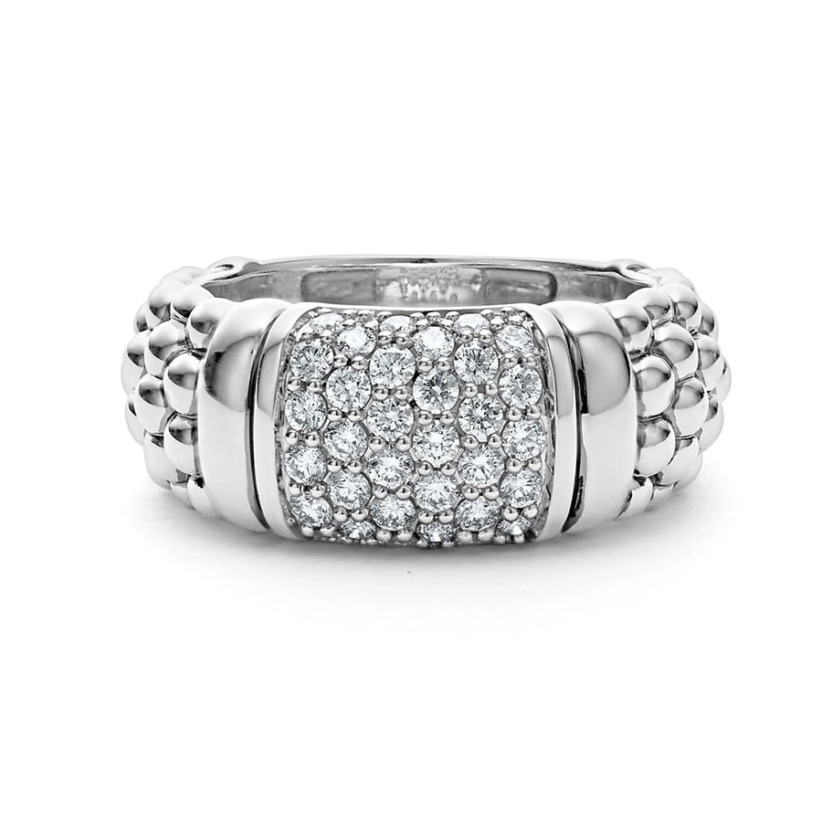 Caviar Diamond Ring 9mm