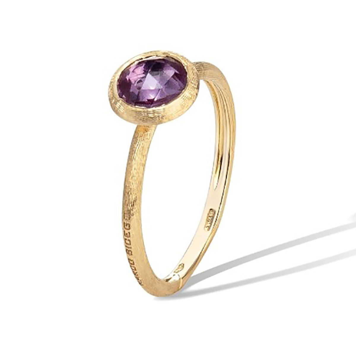 Amethyst on sale stackable ring