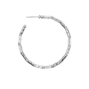 Reflection Hoop Earrings