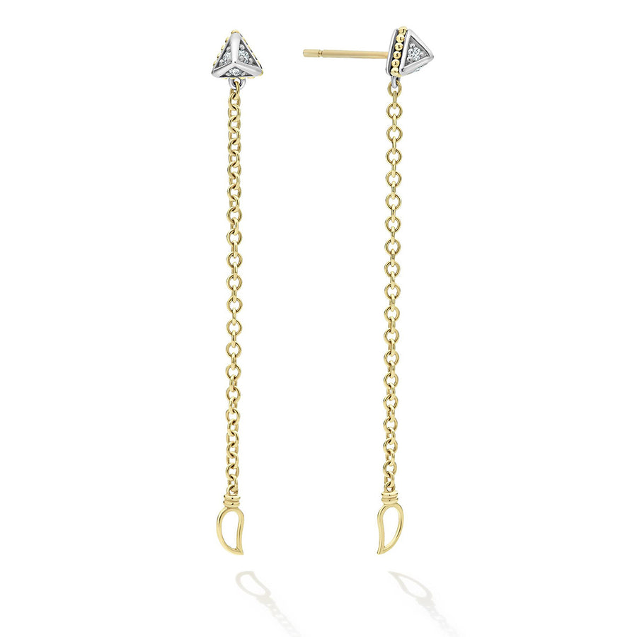 Convertible Chain Diamond Studs