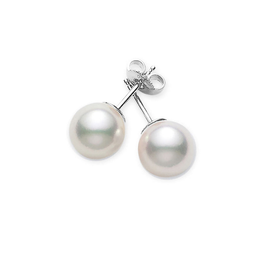 Akoya Cultured Pearl Stud Earrings