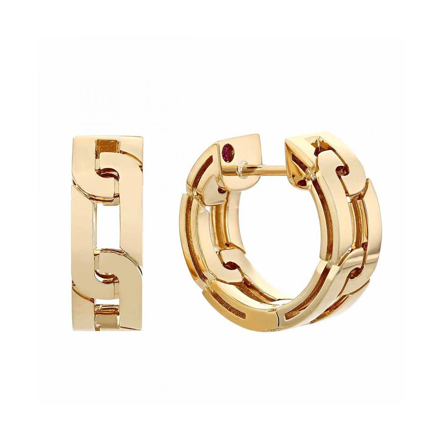 18K Gold Navarra Hoop Earrings