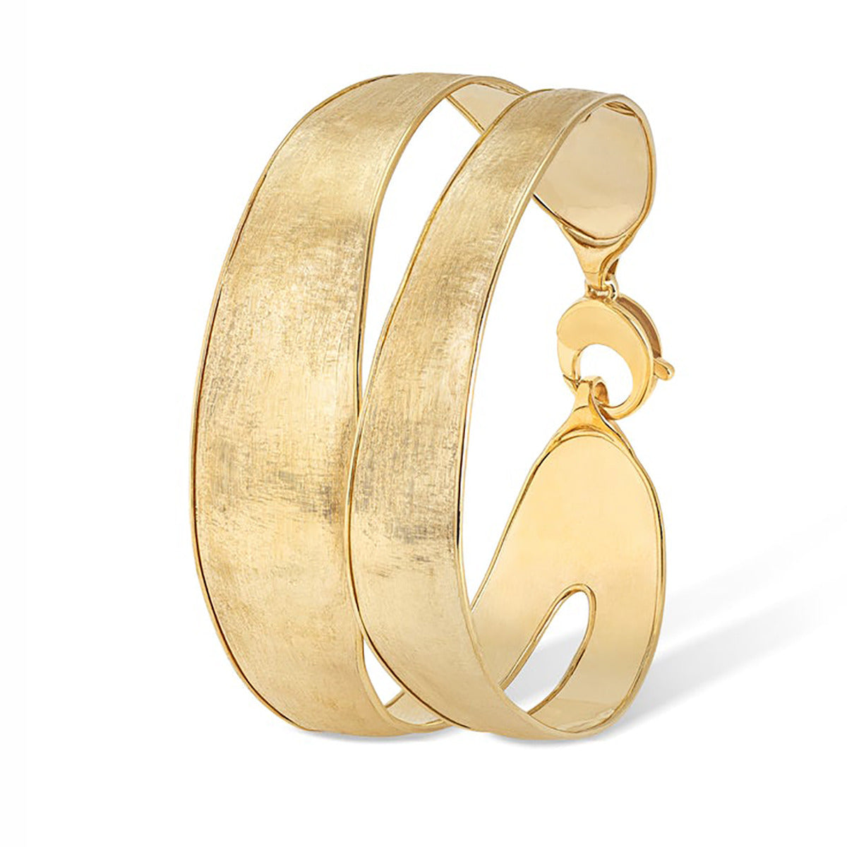 Gold Lunaria Medium Cuff Bracelet, Marco Bicego