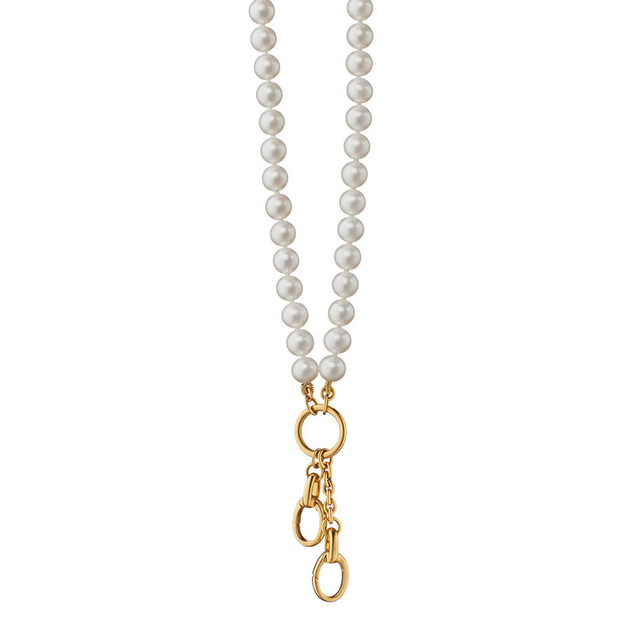 30-Inch Design Your Own Pearl Charm Chain Necklace