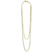 Superfine Caviar Station Chain Necklace