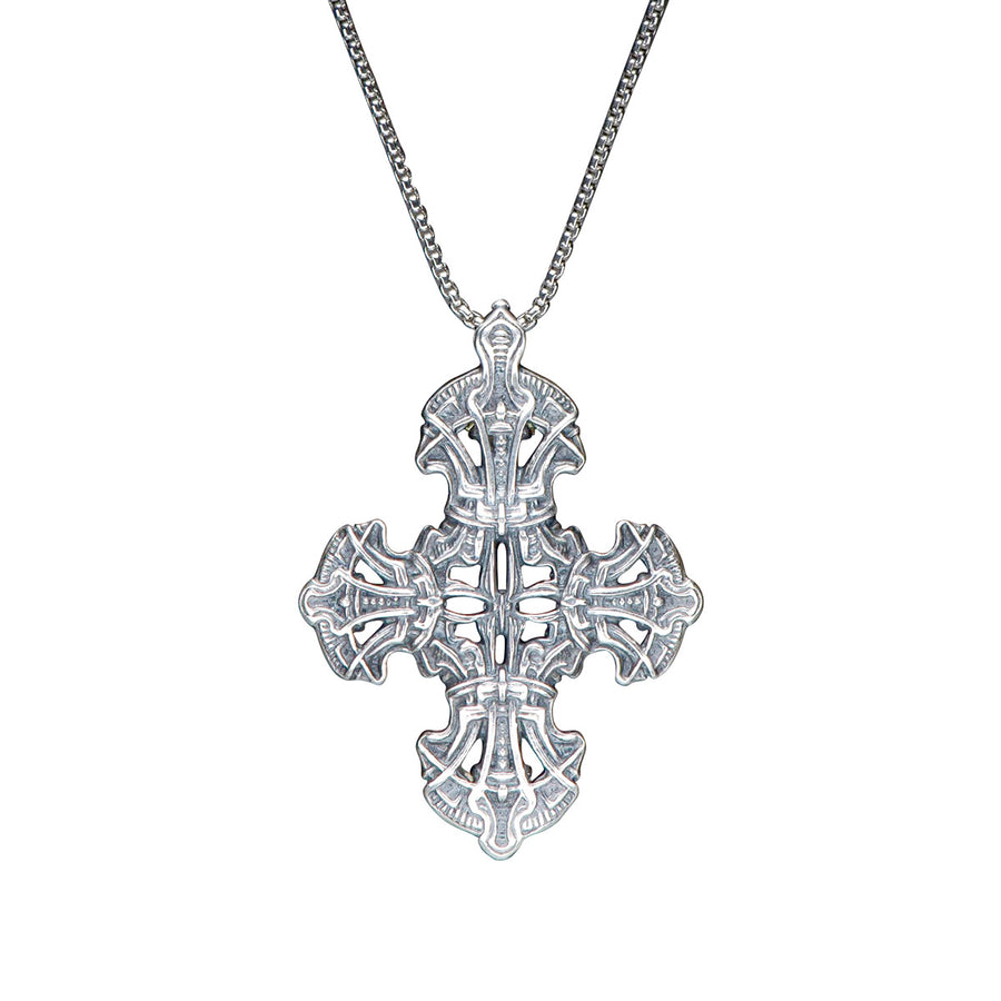 Pax Silver Cross Pendant