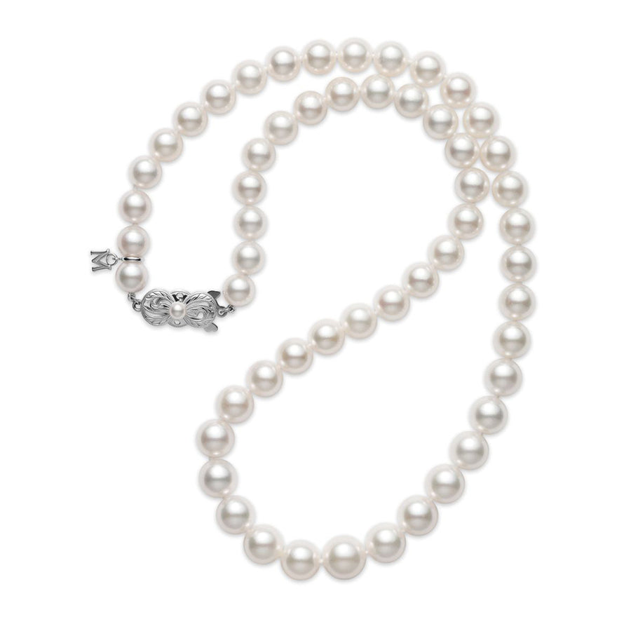 18-Inch Akoya Cultured Pearl Graduated Strand