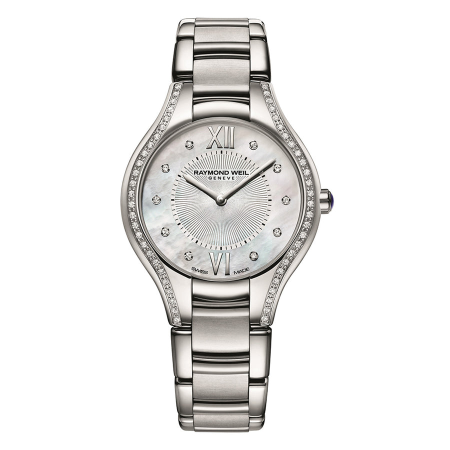 Diamond Mother-of-Pearl Quartz Watch