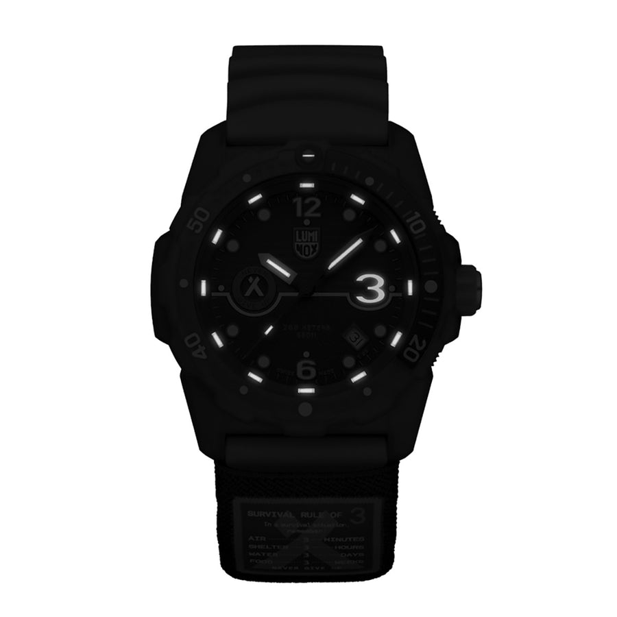 Bear Grylls TIDE Recycled Ocean Material Rule of 3 Sea Series Watch