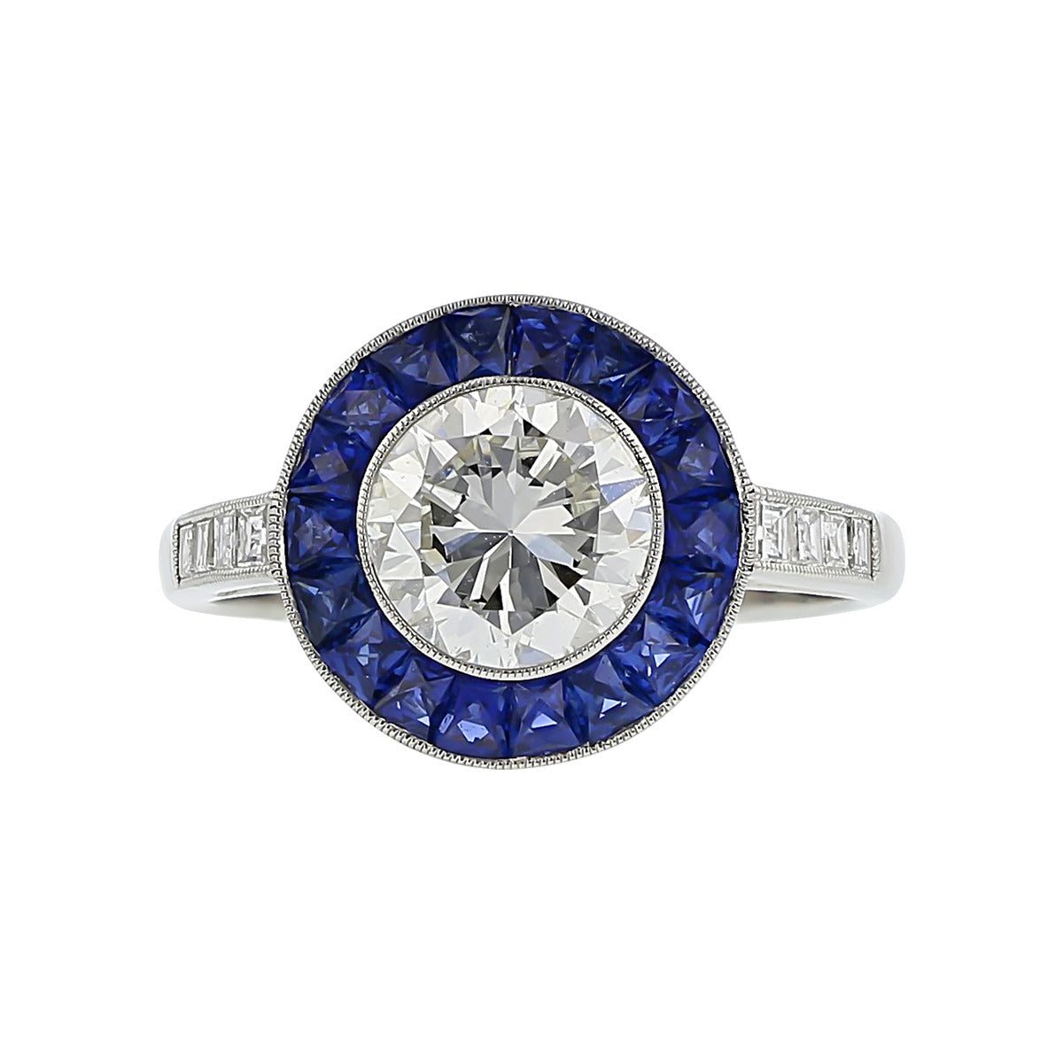 Sapphire halo on sale