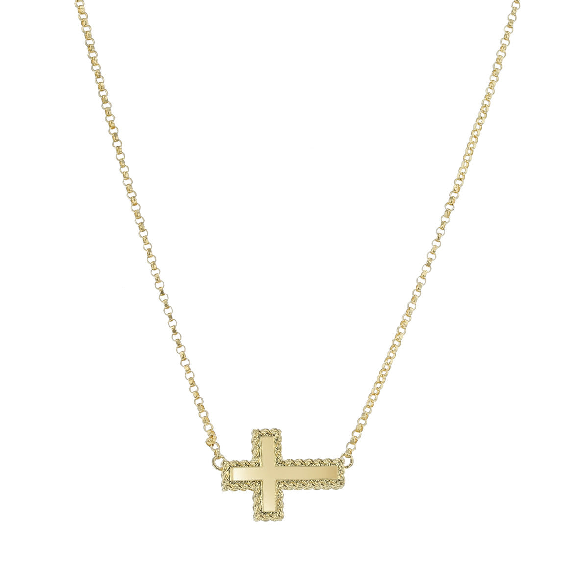 Roberto coin hot sale cross necklace