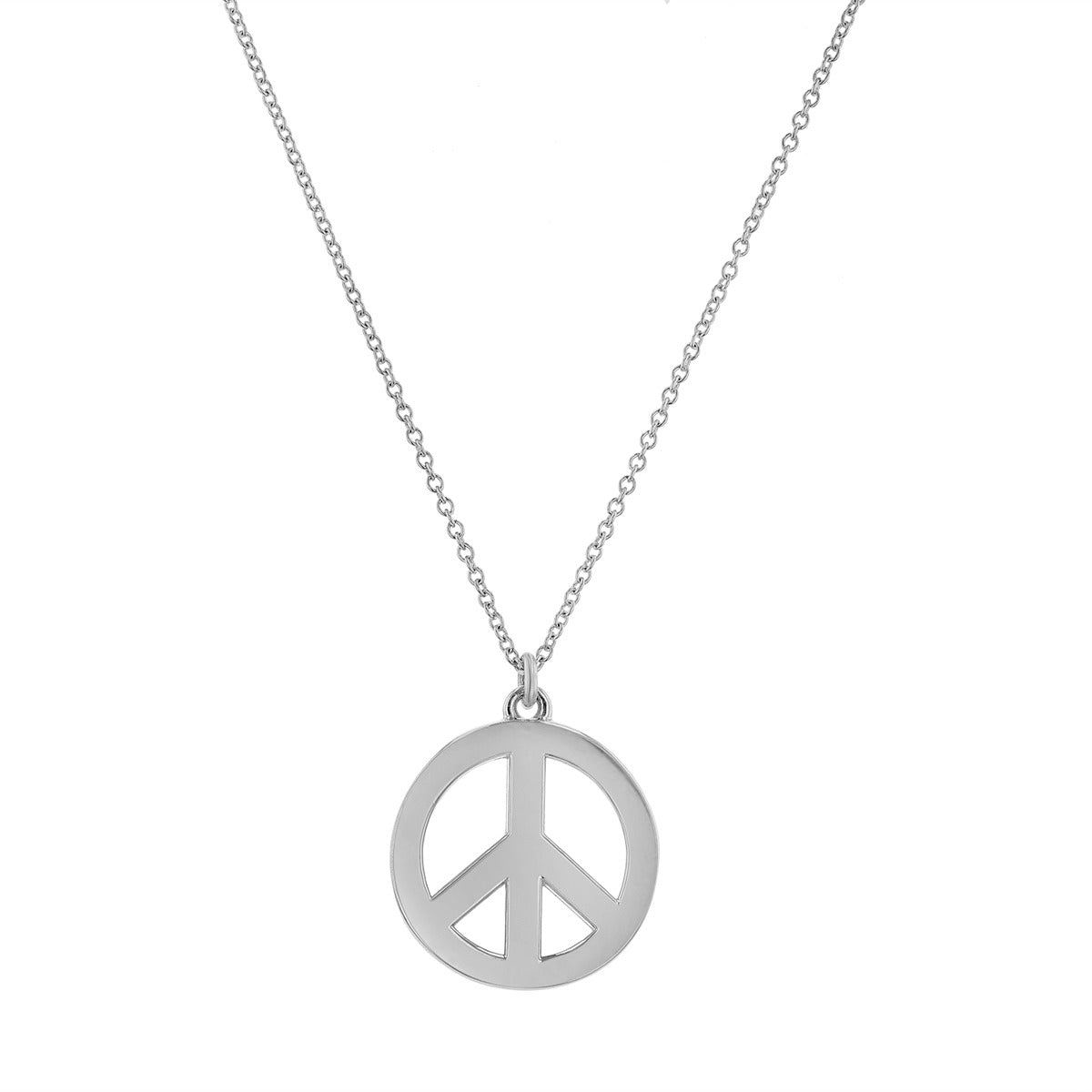 Tiffany on sale peace necklace