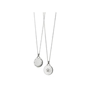 Paw Print Charm Necklace with Sapphires