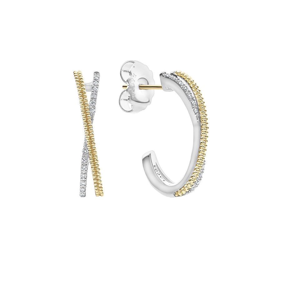 Diamond Hoop Earrings