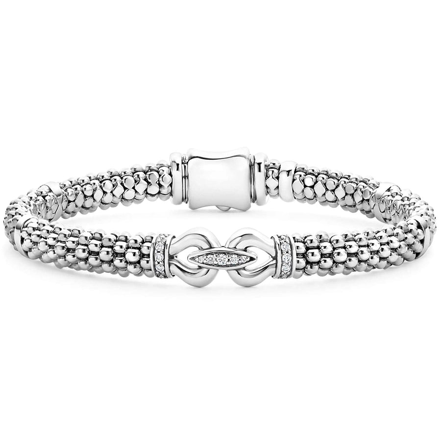 Caviar Diamond Buckle Bracelet
