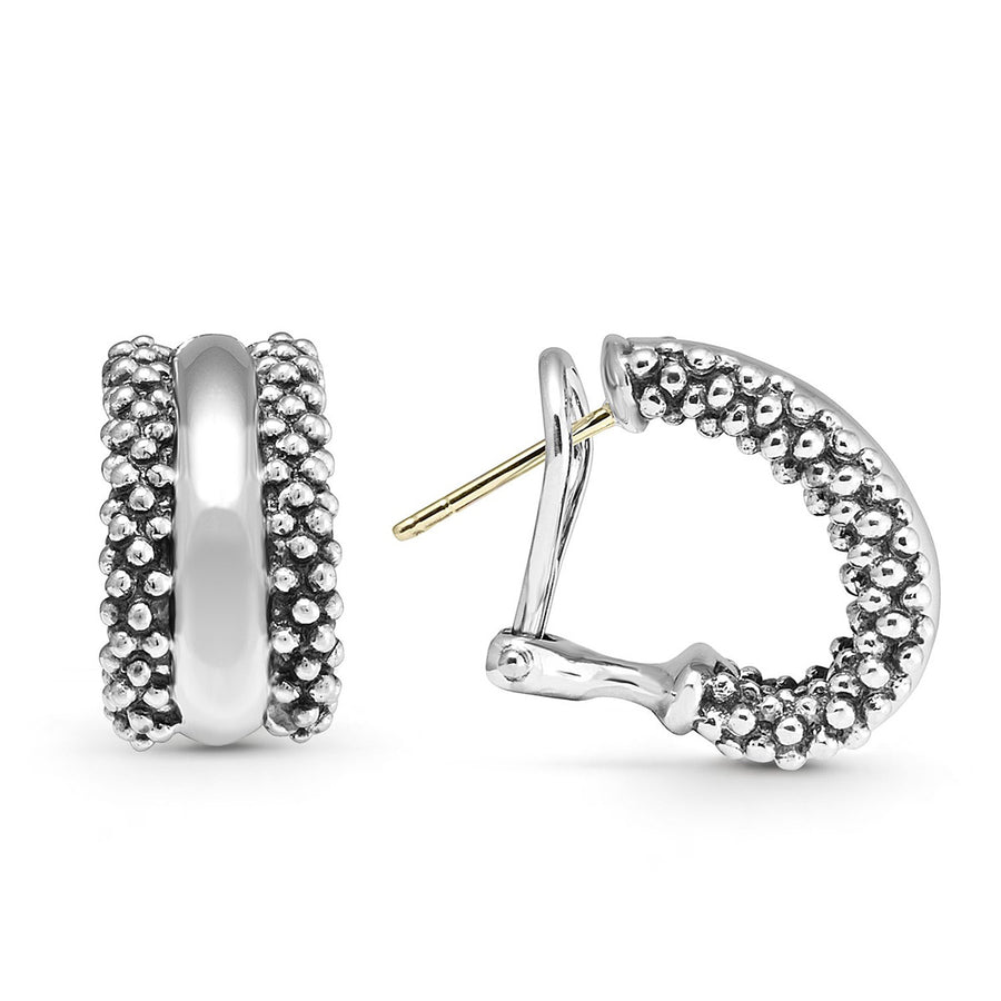 Signature Caviar Hoop Earrings