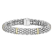 Six Gold Station Caviar Bracelet