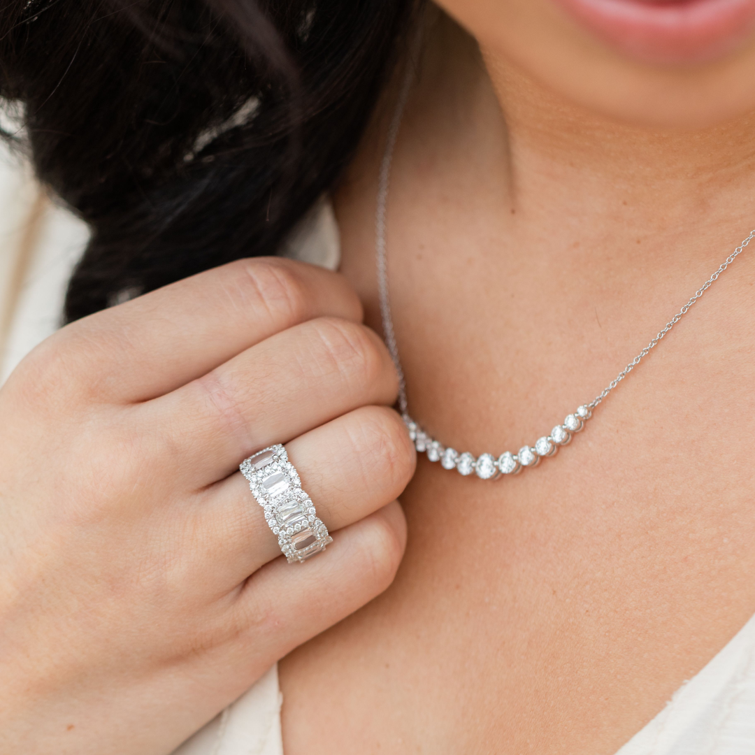 Diamond Ring and Necklace