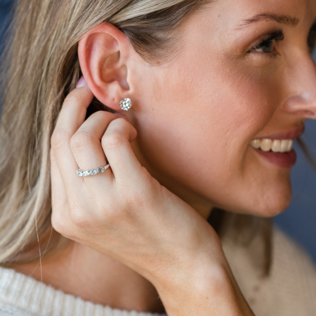 Diamond Stud Earrings