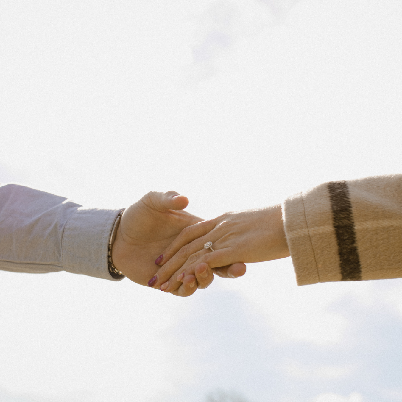 Silver Engagement Ring