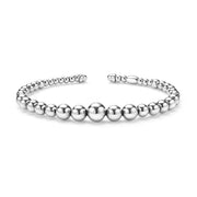 Caviar Bubbly 7mm Cuff Bracelet in Sterling Silver, 7"