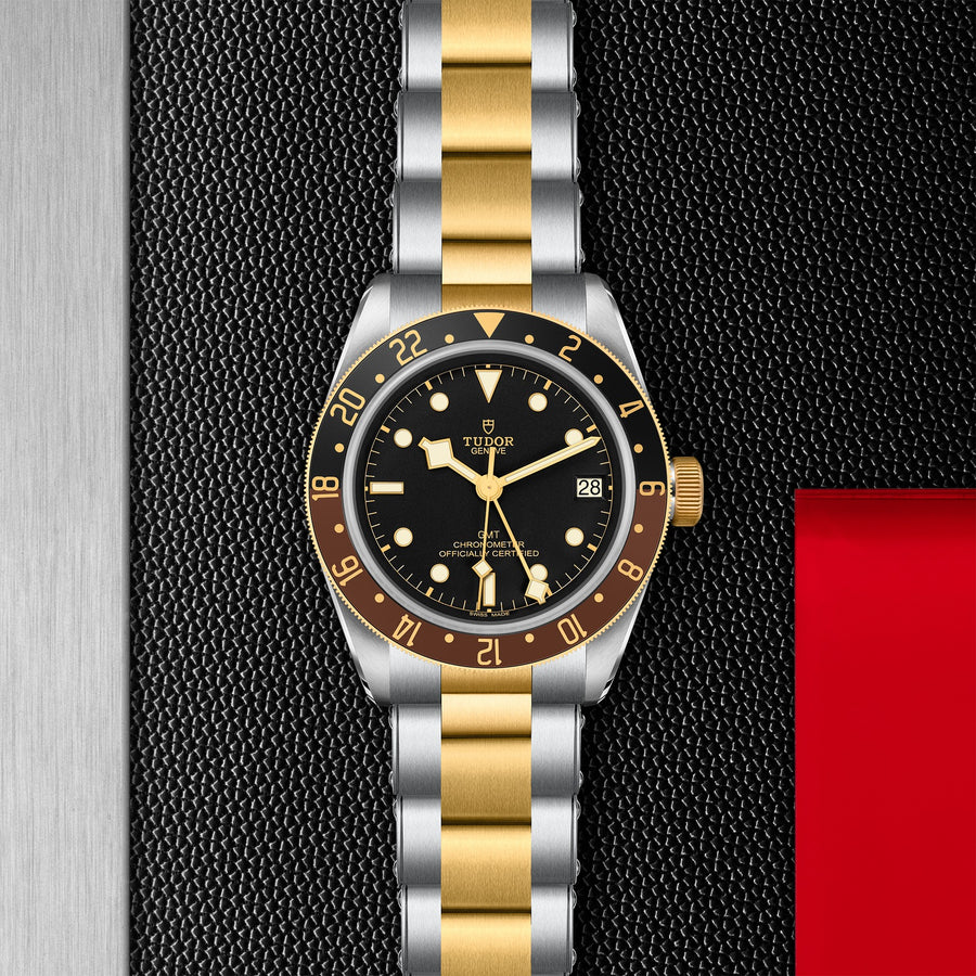 TUDOR Black Bay GMT S&G 41mm - M79833MN-0001 at Sylvan’s Jewelers