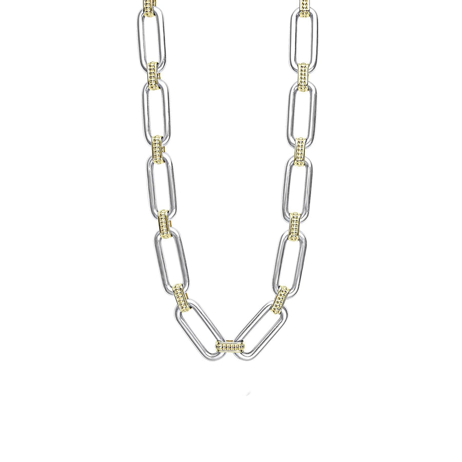 Two Tone Link Necklace